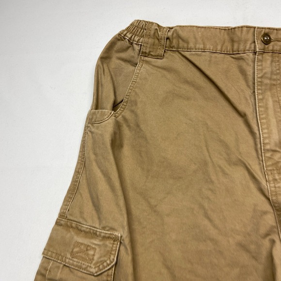 Cabela's Trail Hiker Cargo Pants Mens 38 X 30 Brown Pockets Straight Leg Zip Fly - Picture 5 of 16